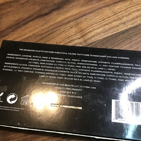 Ace beaute grandiose pallet, BNIB, eyeshadow pallet - Picture 3 of 7